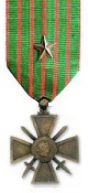 medaille-croix-de-guerre- etoile de bronze -14-18_prop